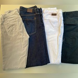 4 pairs of women’s designer pants